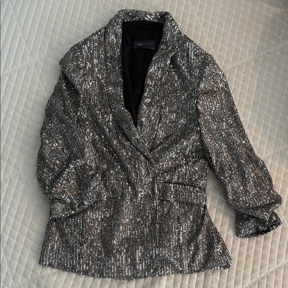 Marks & Spencer Sequin Blazer 🪩